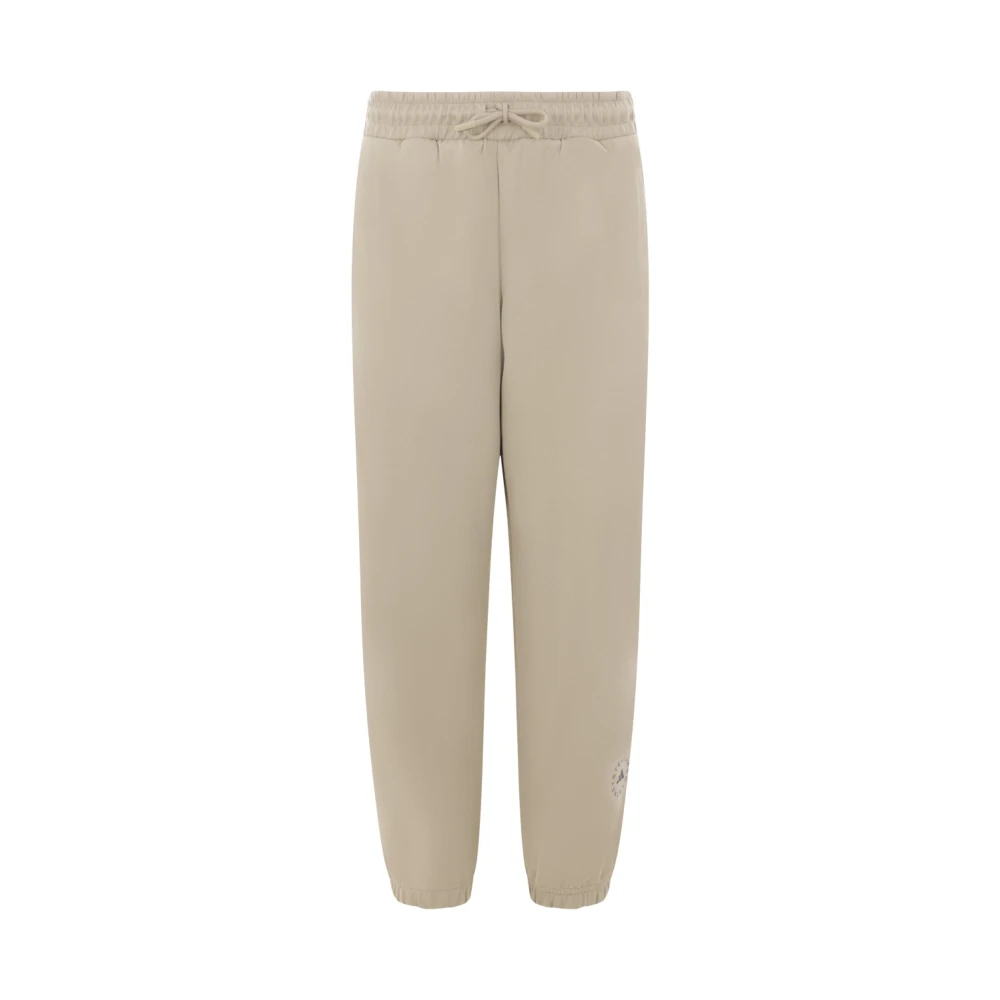 Adidas by stella mccartney Katoenen Joggingbroek Beige Dames