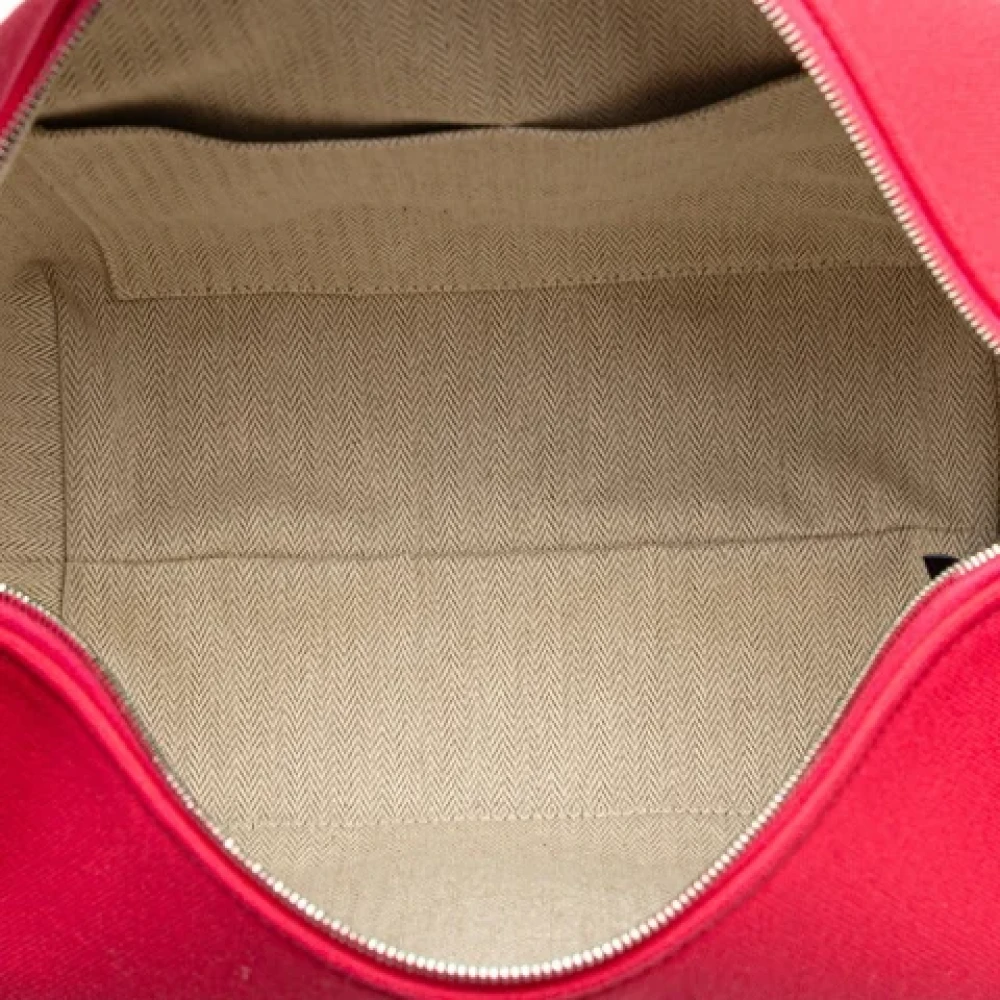 Hermès Vintage Pre-owned Canvas handbags Pink Dames