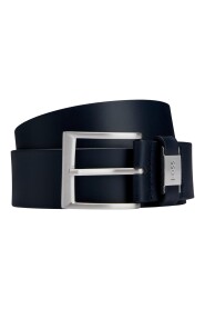 BOSS Cintura Connio in Pelle Brandizzato Sul Passante 50475116 Blu