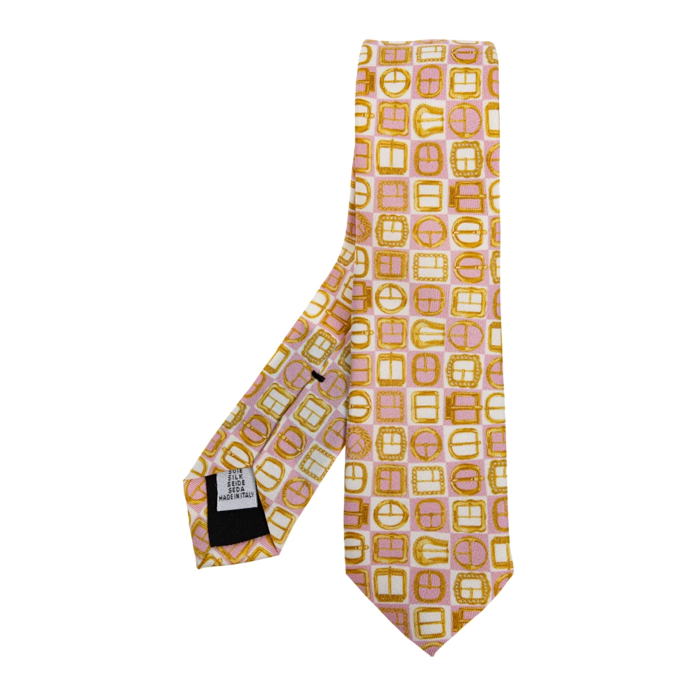 Moschino Zijden stropdas Multicolor Heren