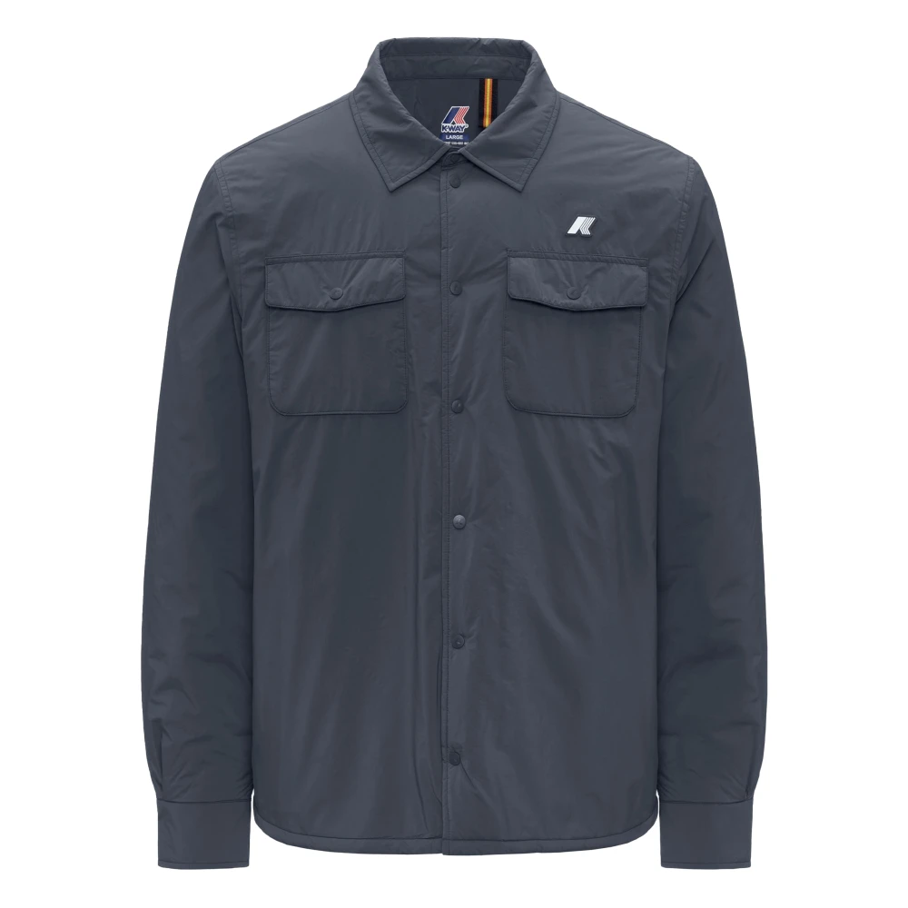 K-Way Uomo Blu Umbert Plain Warm