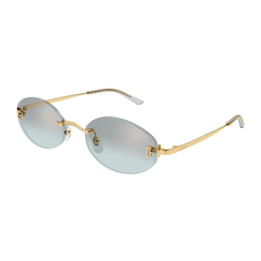 Cartier Women's Yellow Sunglasses, 55 Mm, Sunglasses