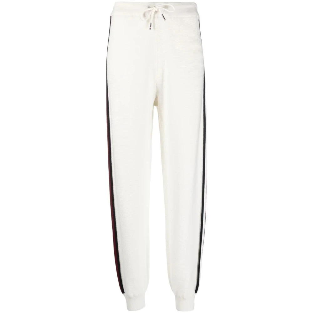 Tommy Hilfiger White Regular Global Jogger Pant - Female - Sweatpants - L - Trousers