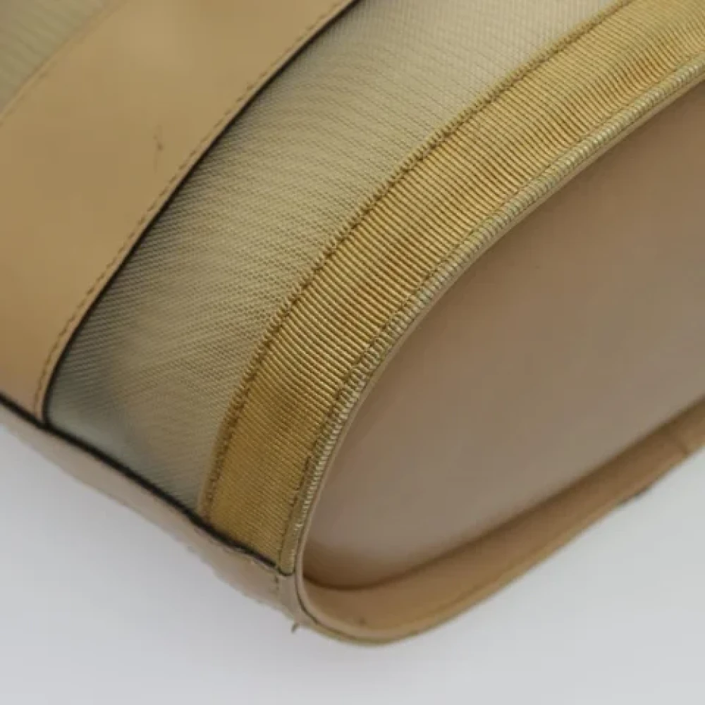 Salvatore Ferragamo Pre-owned Leather handbags Beige Dames