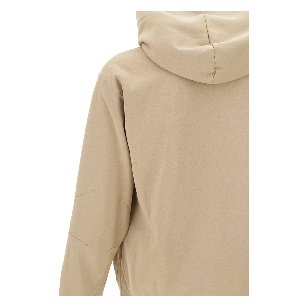 New Balance Gezellige Katoenen Hoodie Zand Beige Heren