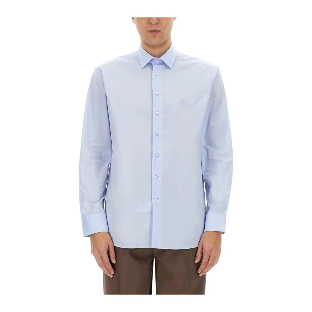 Etro Homme Bleu Chemises, Taille: L Chemise Habillée À Manches Longues