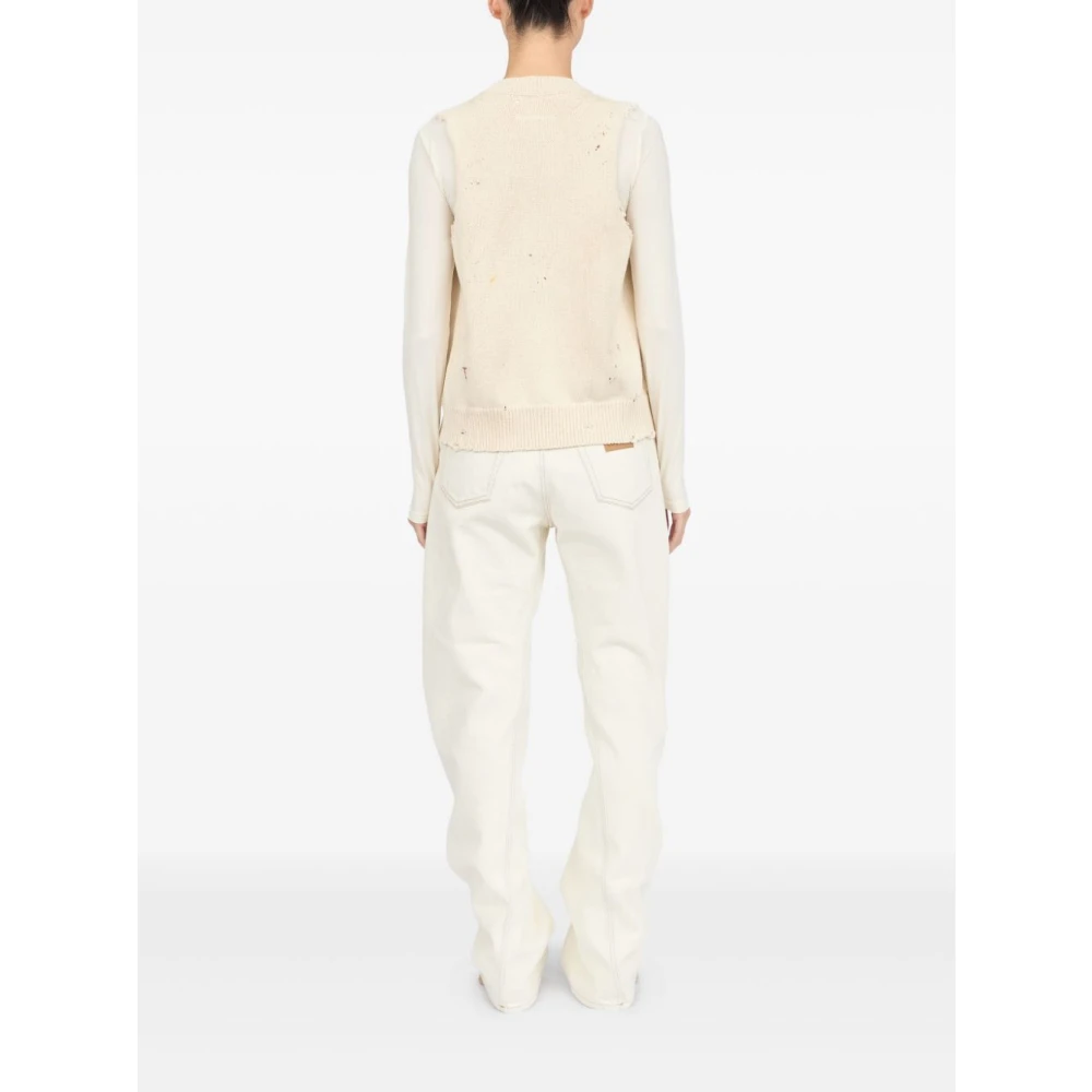 MM6 Maison Margiela Witte Jassen voor Stijlvolle Look White Dames