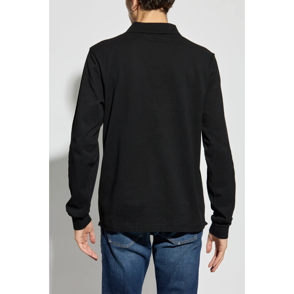 Diesel Polo T-Rejust-Ls-Doval-Pj Black Heren