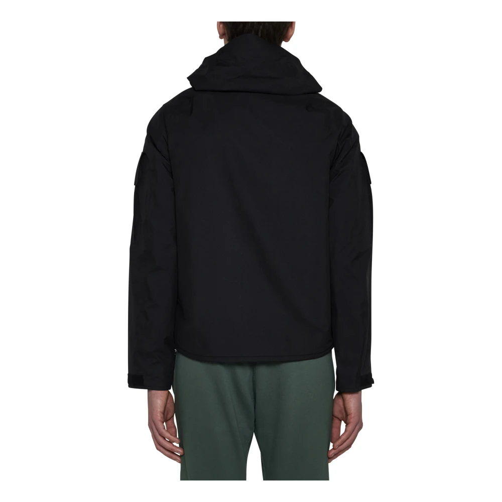 C.P. Company Zwarte Waterdichte Gore-Tex Metropolis Jas Black Heren