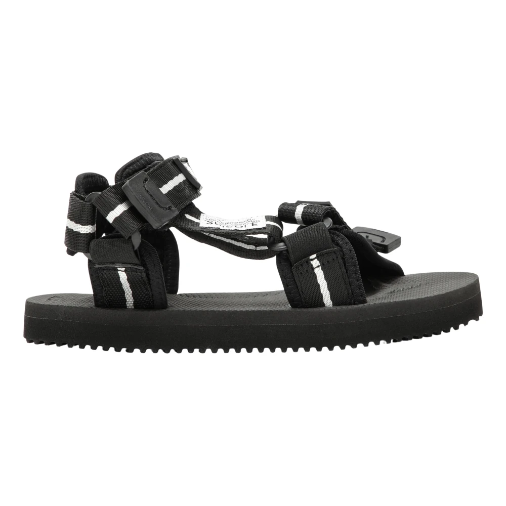 Palm Angels Unisex Black Sandalo Basso Pa X Suicoke