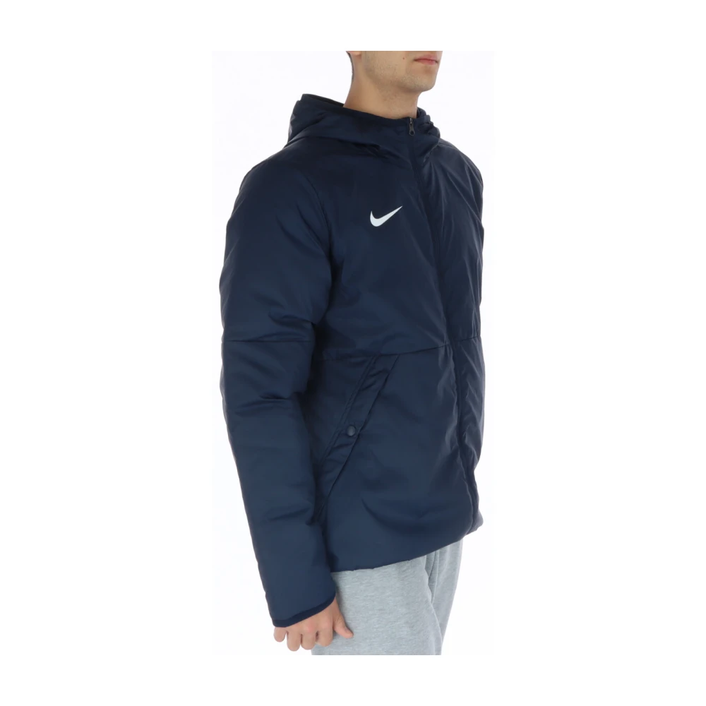 Nike Zwarte Winterjas voor Mannen Blue Heren