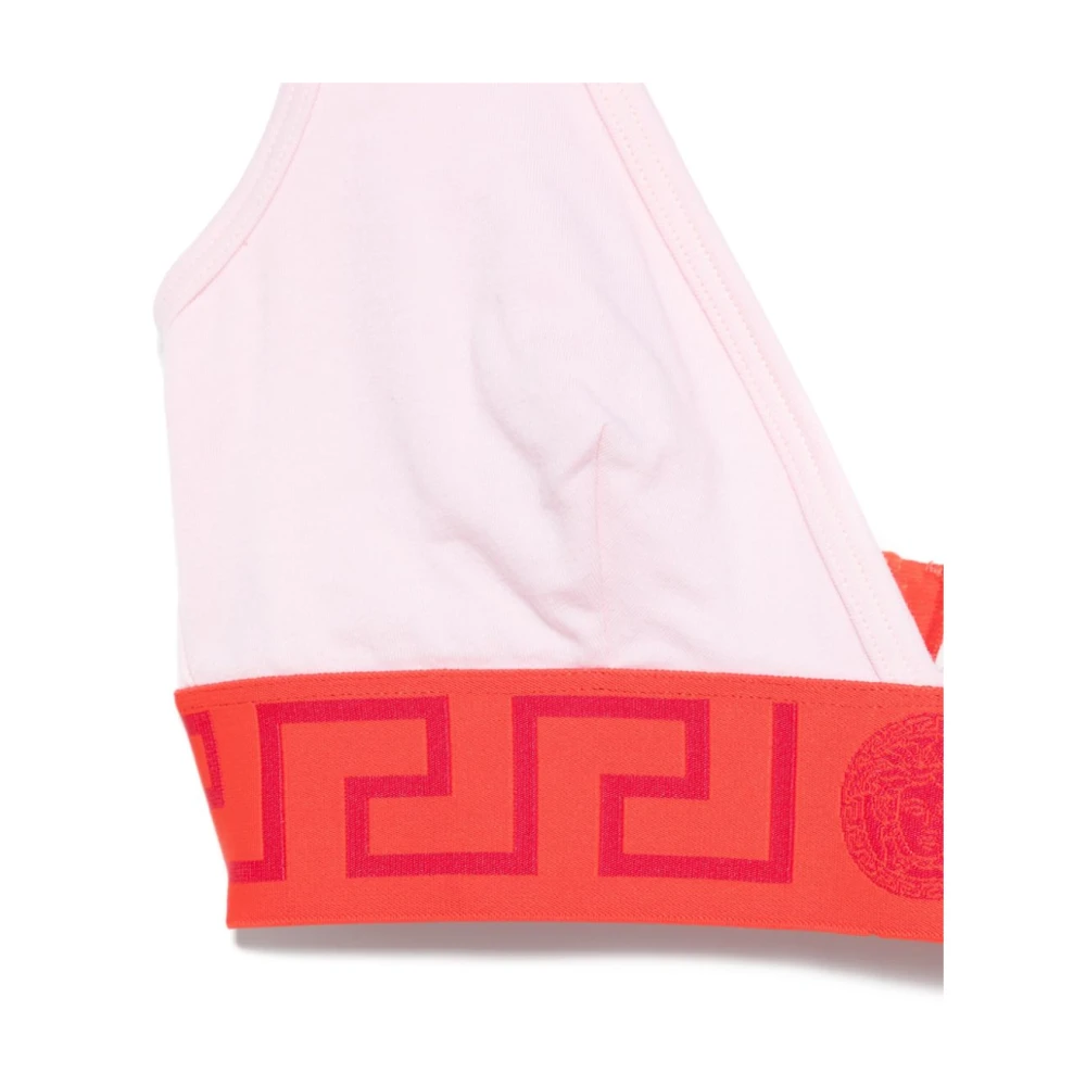 Versace Rosa Katoen Elastisch Ondergoed Aw24 Pink Dames