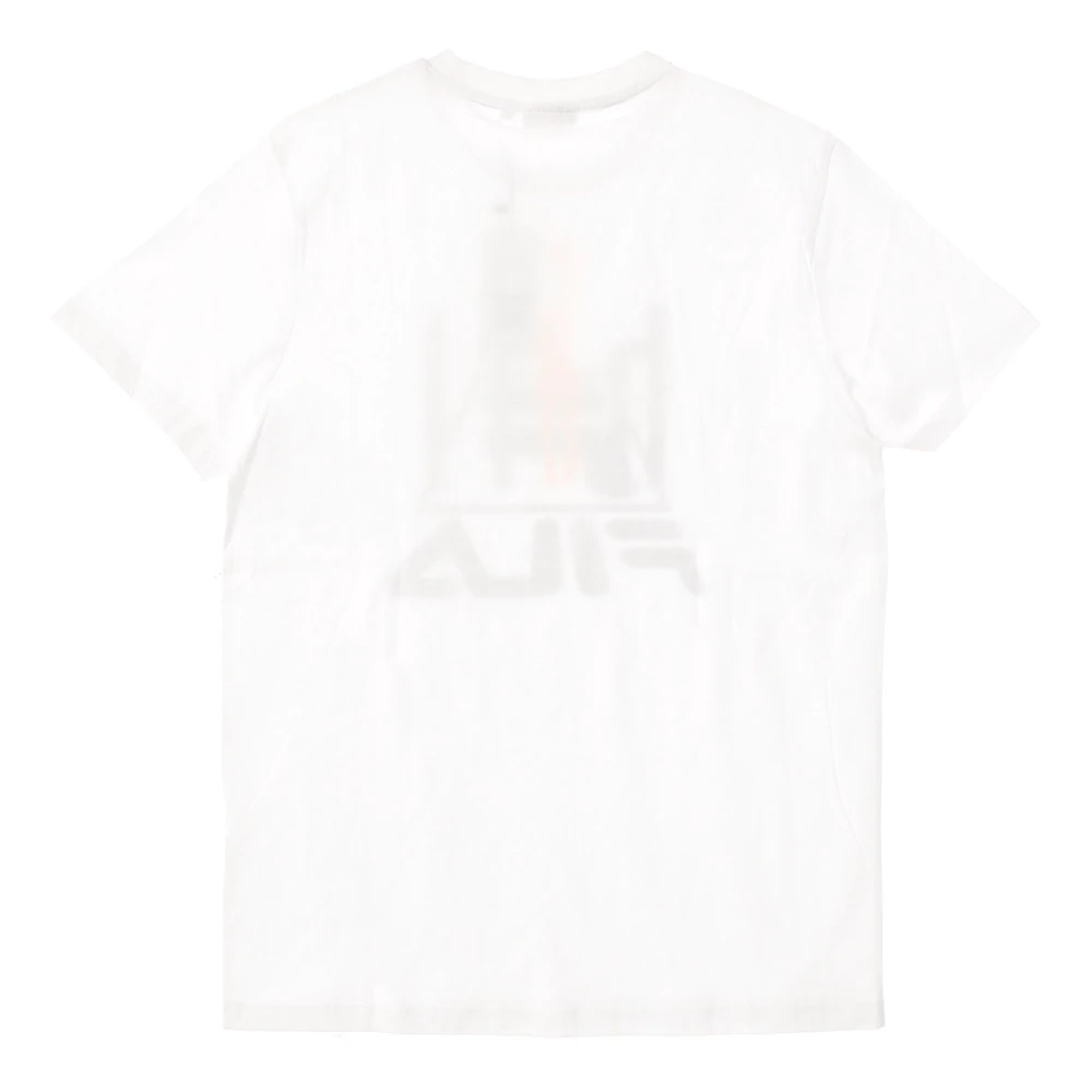 Fila Wit Crew Neck T-Shirt White Heren