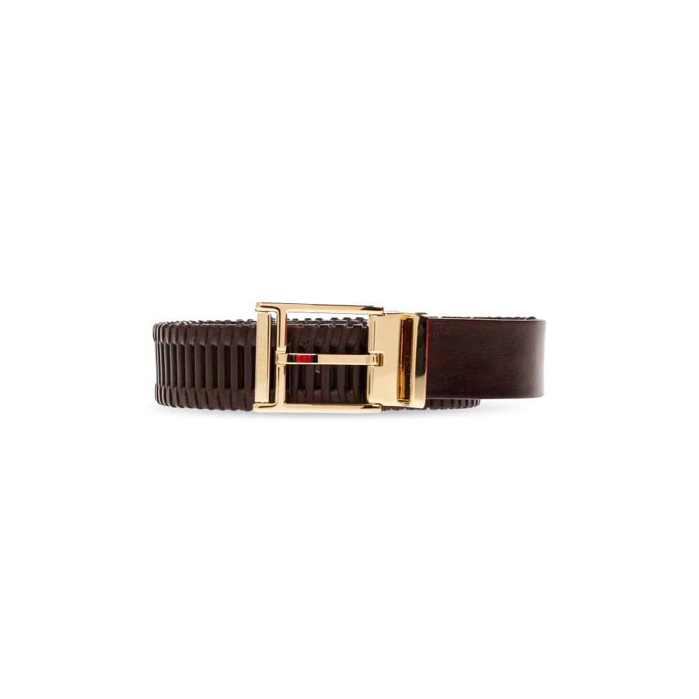Ferragamo Uomo Marrone - Leather Belt - Accessories - 110 Cm