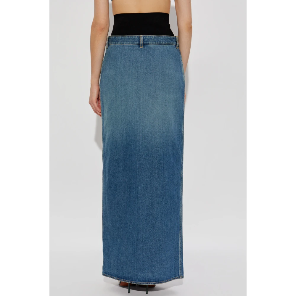 Alaïa Denim rok Blue Dames