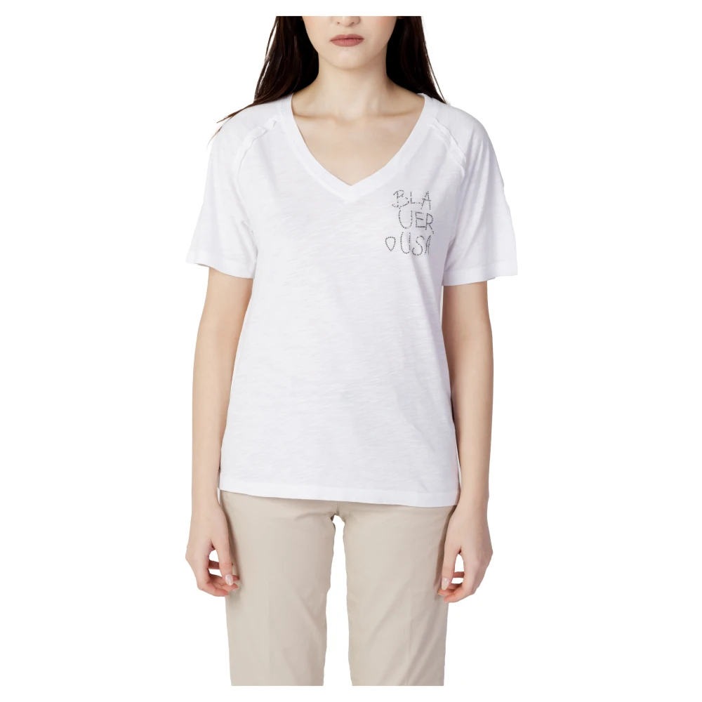 Blauer - Tops > T-Shirts - White - Blauer - Modalova