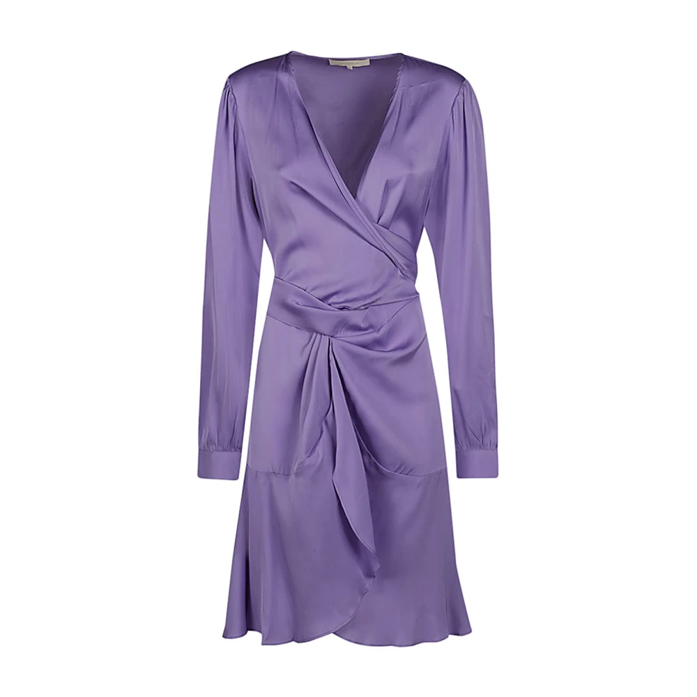 Silk95Five Wrap Dresses Purple Dames