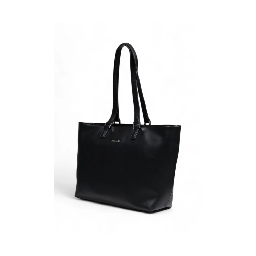 Replay Zwarte Polyethyleen Handtas Lente Zomer Collectie Black Dames