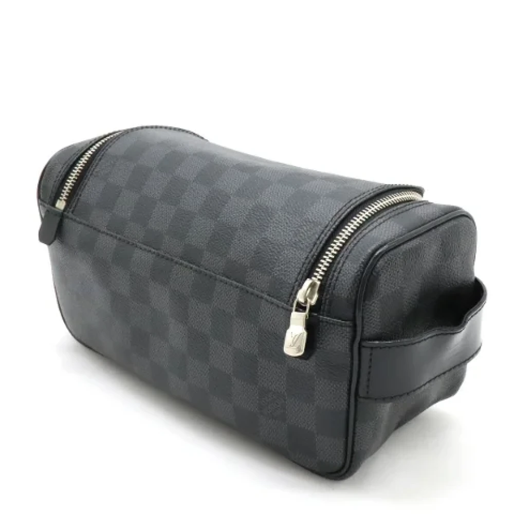 Louis Vuitton Vintage Pre-owned Canvas clutches Black Dames