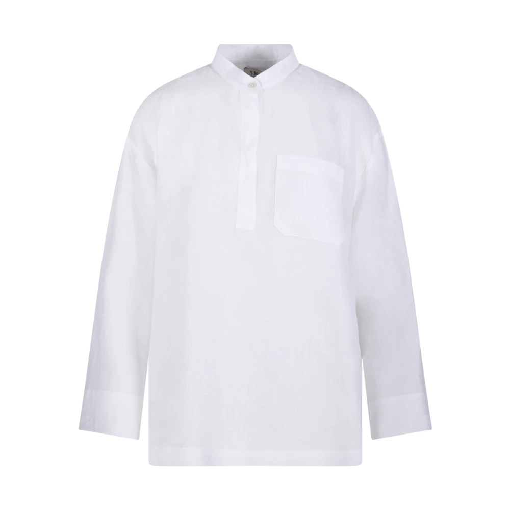 Max Mara Women's White Blouses, S, Cantico Shirt