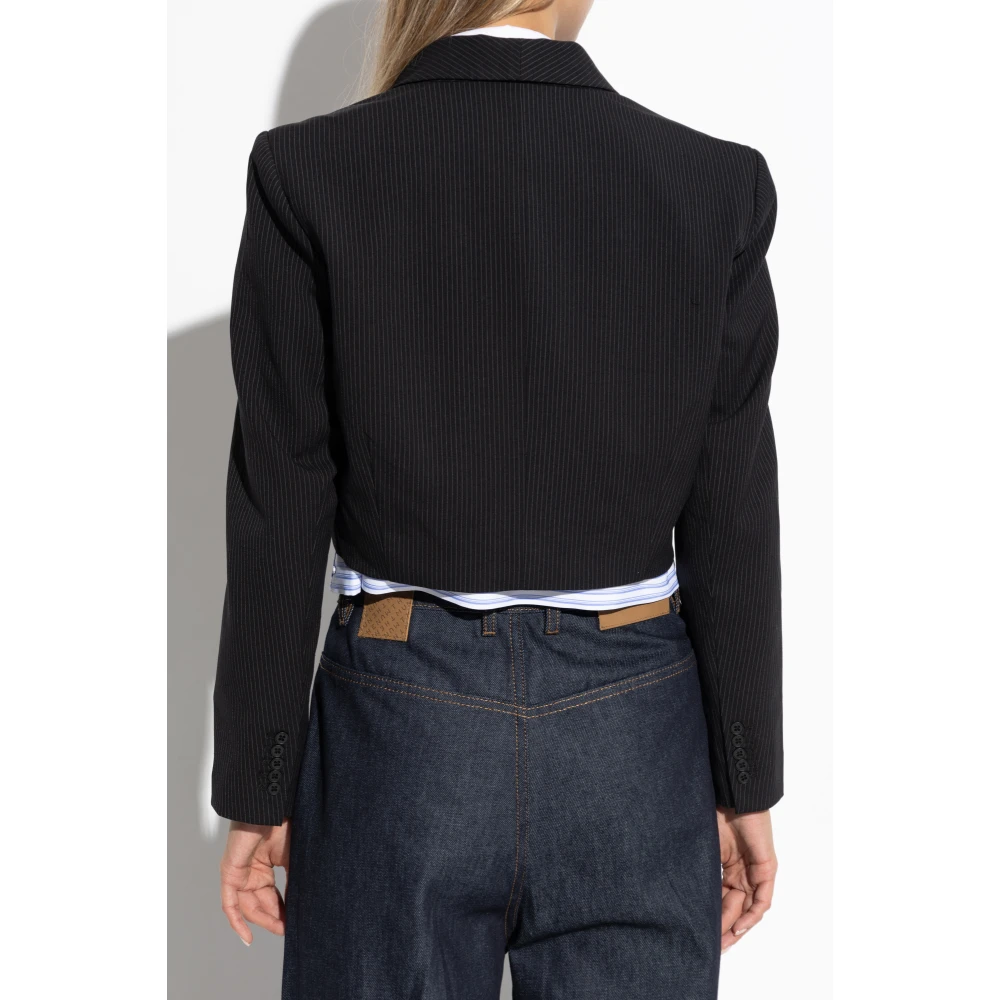 Munthe Korte blazer Black Dames