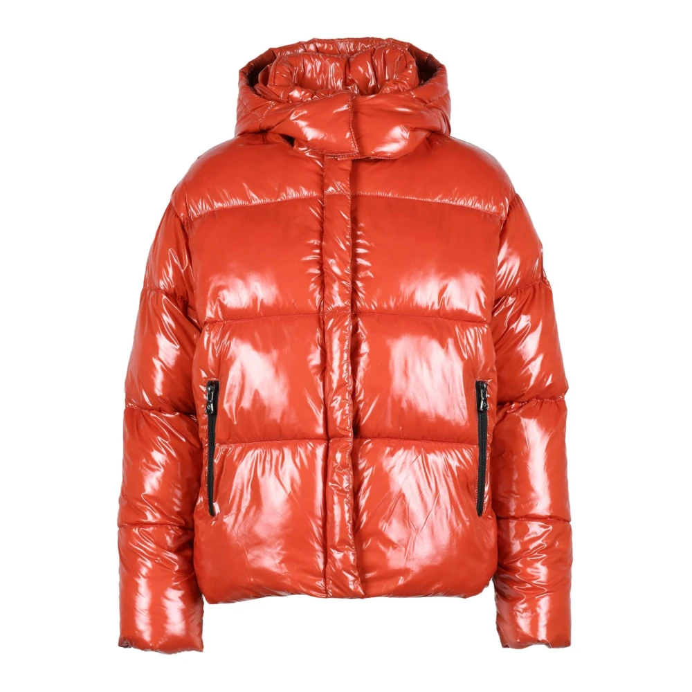 Canadian Classics Nylon Puffer Jas Orange Dames
