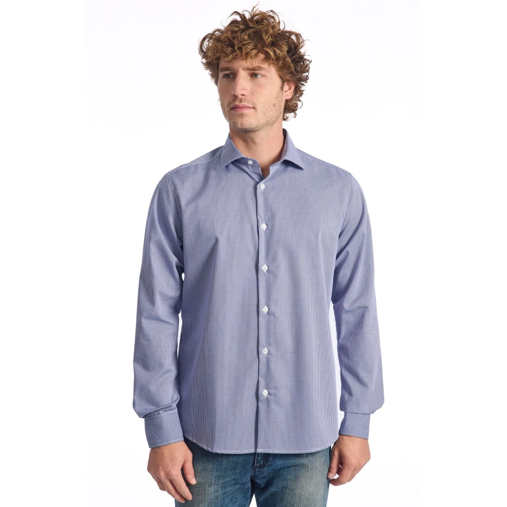 Baldinini Kleding Overhemden Blue Heren