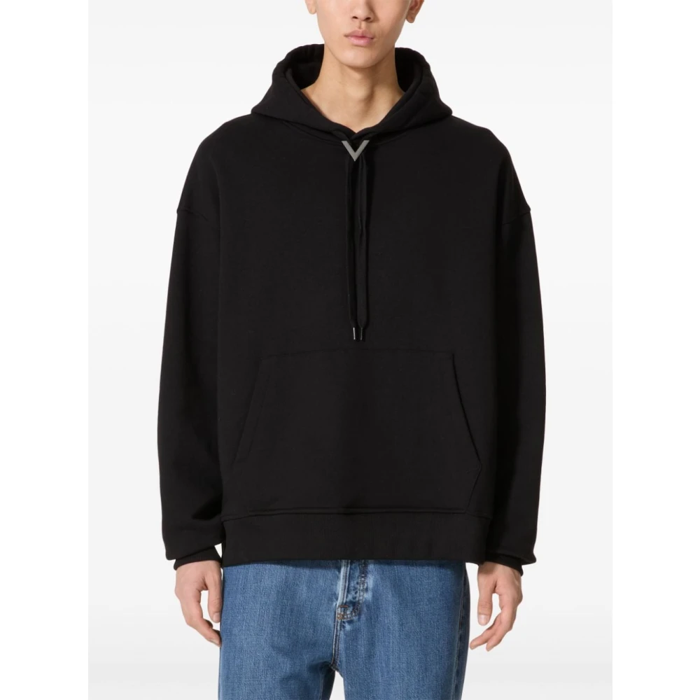 Valentino Garavani Zwarte Sweatshirt Aw24 Herenmode Black Heren