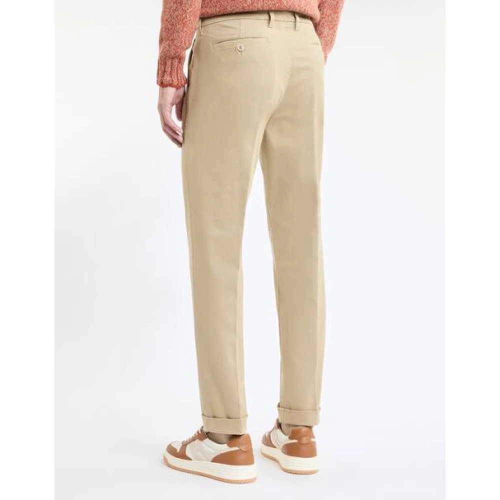Fay Beige Broek Beige Heren