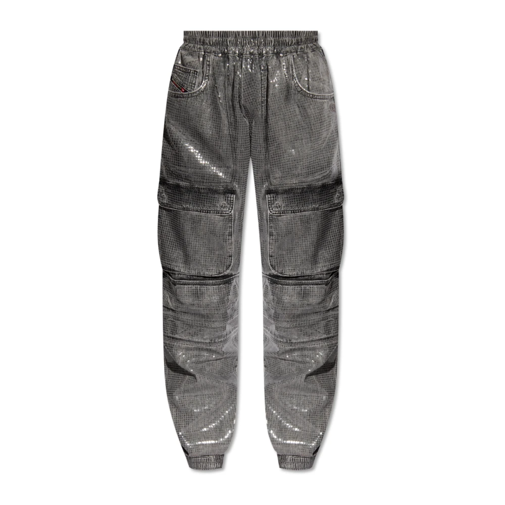 Diesel Cargo jeans Gray, Dam