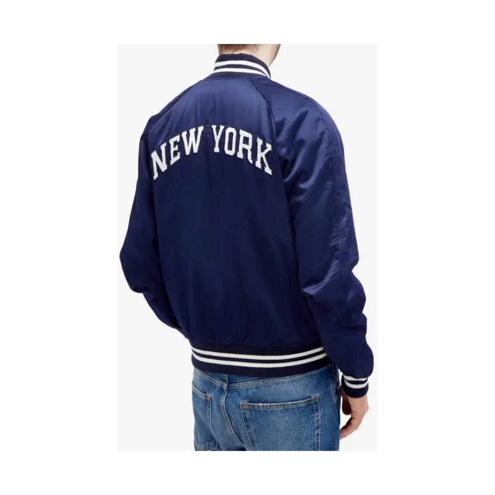 Polo Ralph Lauren Varsity Jacket Aviator Navy Blue Heren