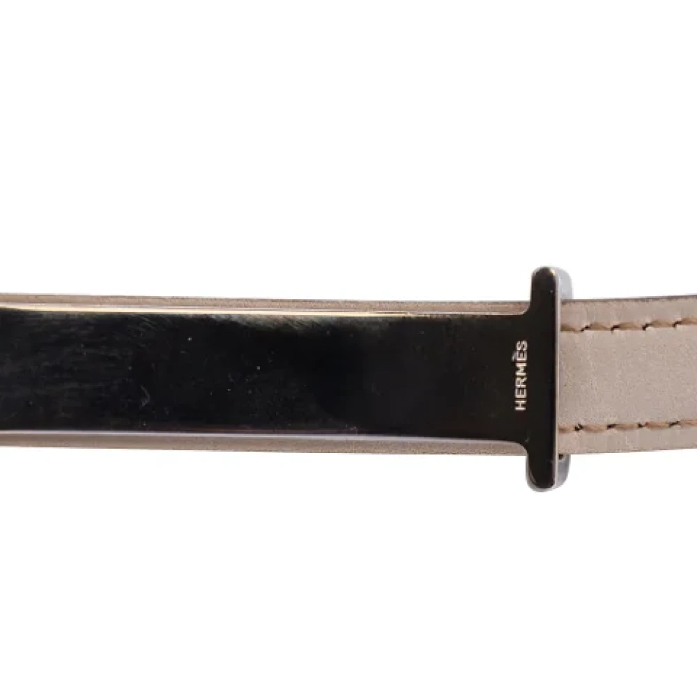 Hermès Vintage Pre-owned Leather belts Black Dames