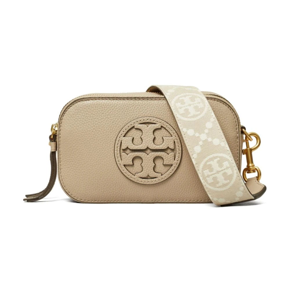 TORY BURCH Stijlvolle Grijze Tassen Beige Dames