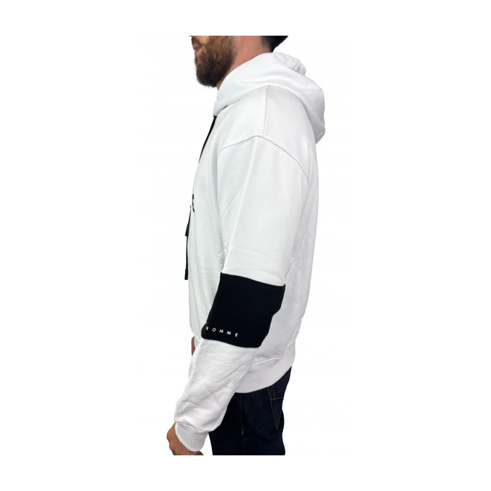 Gaëlle Paris Witte Katoenen Sweatshirt White Heren