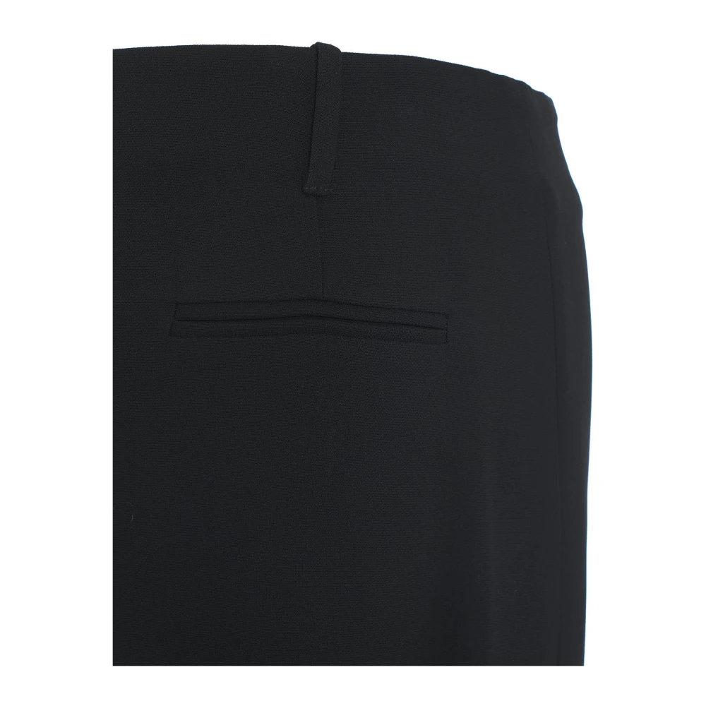 Semicouture Zwarte Rok Aw24 Black Dames