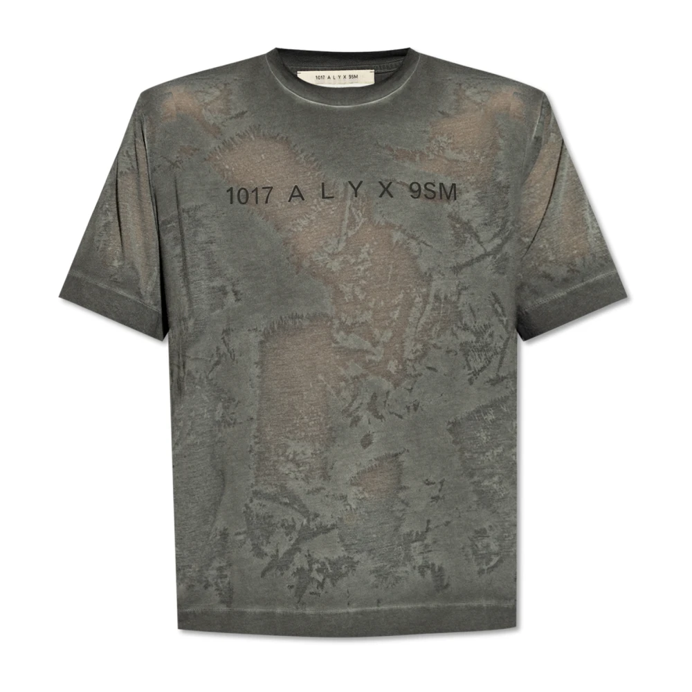 1017 Alyx 9SM T-shirt met logo Gray Heren