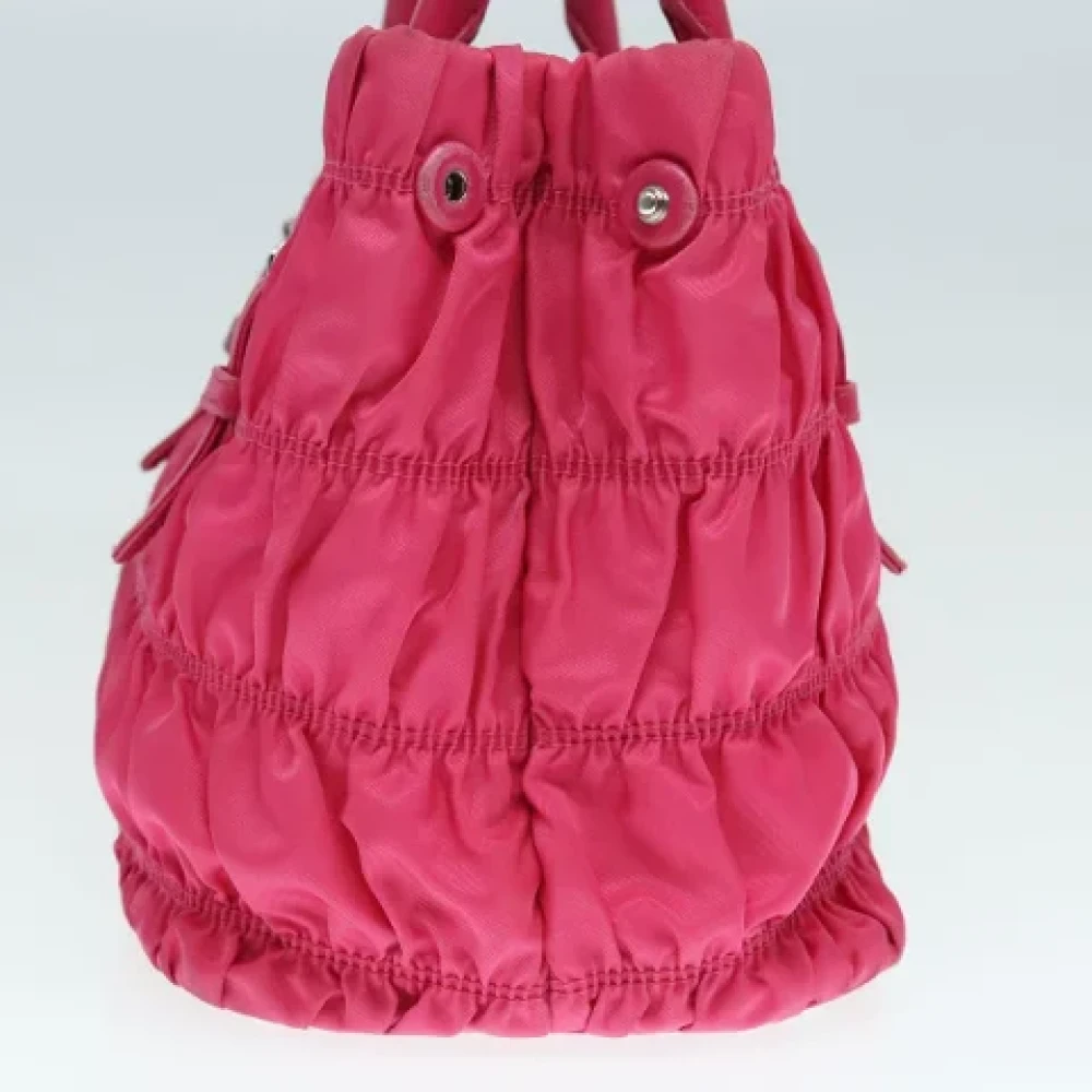 Prada Vintage Pre-owned Leather prada-bags Pink Dames