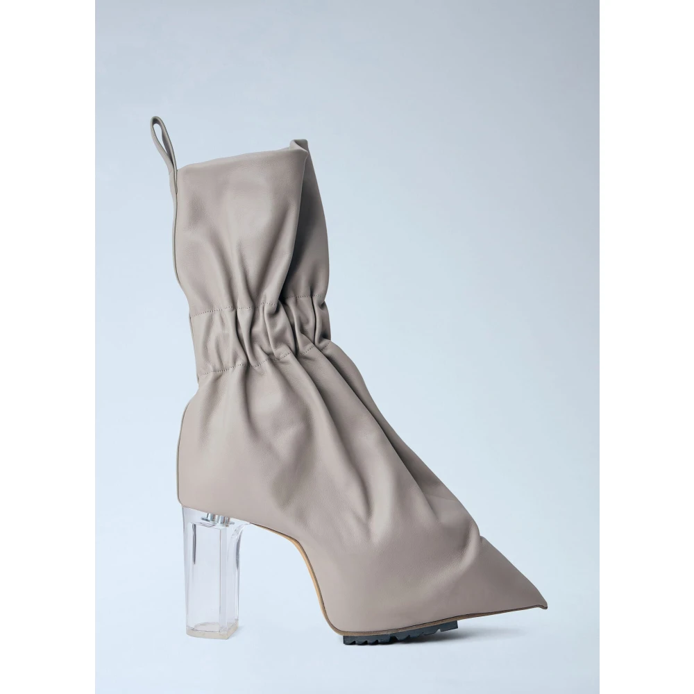 Rick Owens Taquito Leren Enkelboots