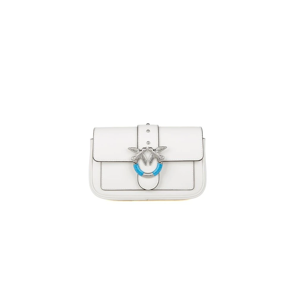 Pinko Donna Bianco - Love One Pocket Fibbia Turch - Bags - One Size
