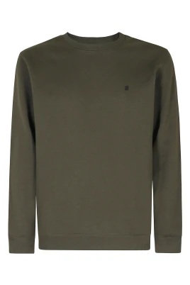 Sweatshirt med normal passform och rund hals