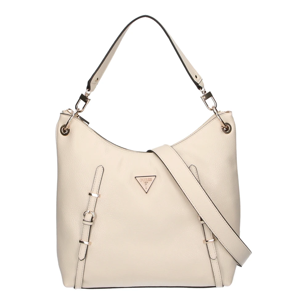 Guess Ivoor Handtas Grote Hobo Stijl White Dames