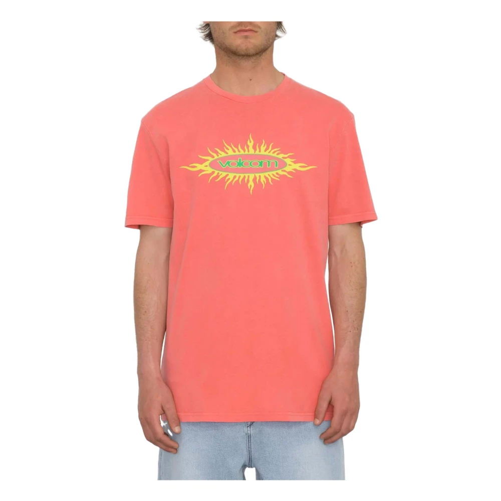 Volcom Nu Sun Pw T-shirt Pink Heren