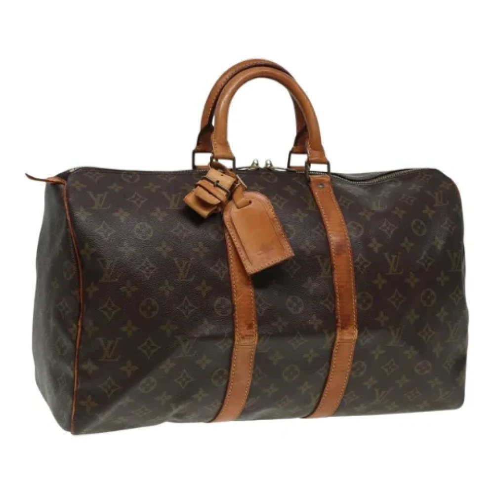 Louis Vuitton Vintage Pre-owned Canvas travel-bags Brown Dames