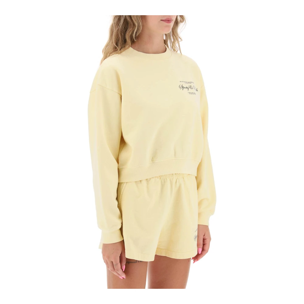 Sporty & Rich Sweatshirts Yellow Dames