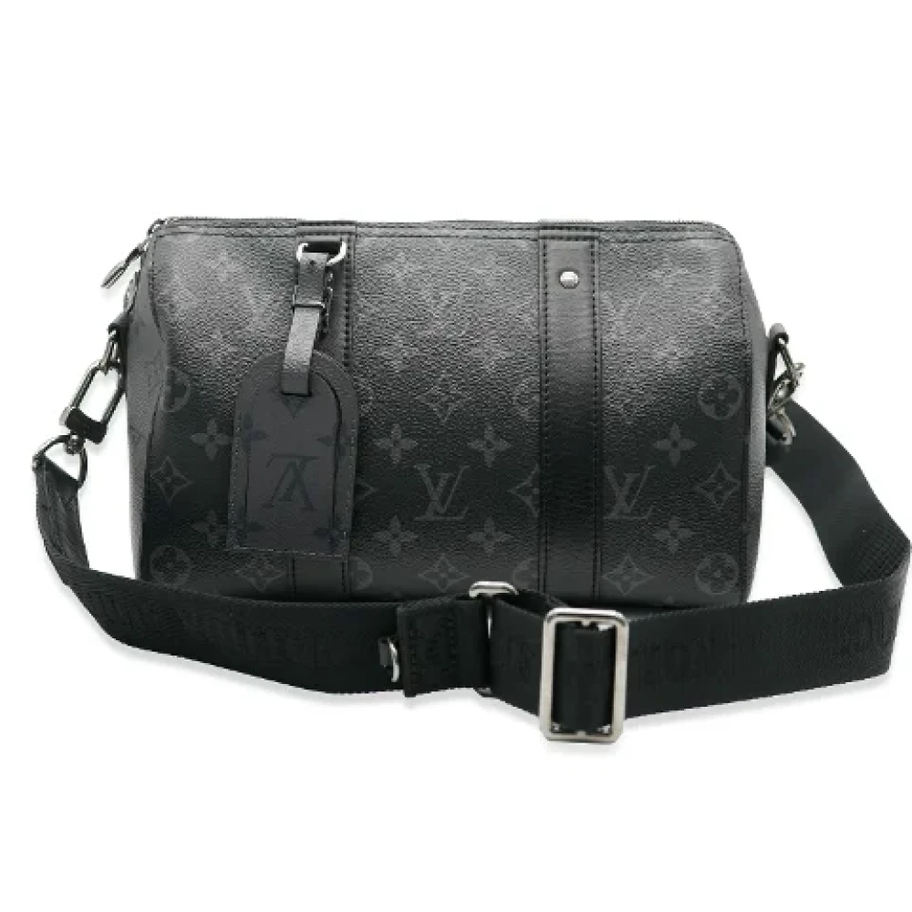 Louis Vuitton Vintage Pre-owned Coated canvas crossbody-bags Black Dames