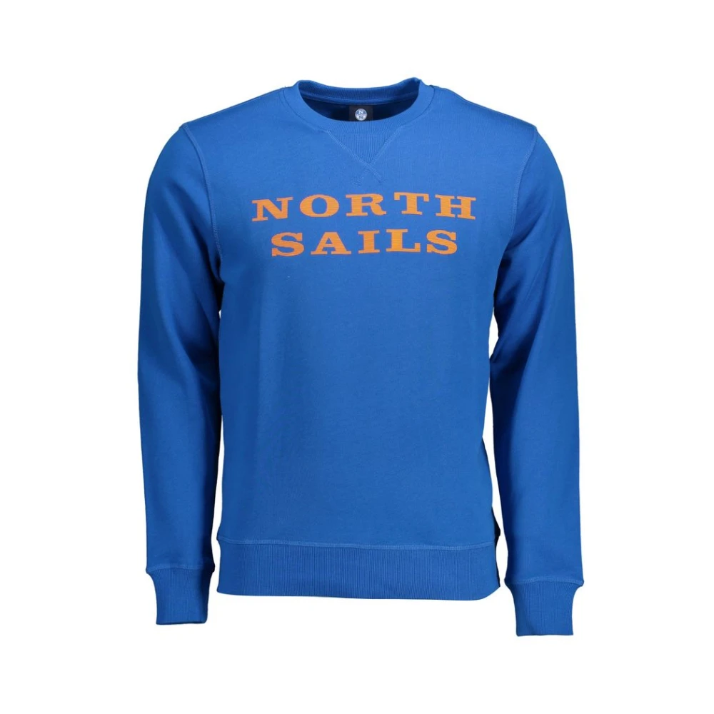North Sails Men's Blue Sweatshirts, L, Nautical Cotton Jumper