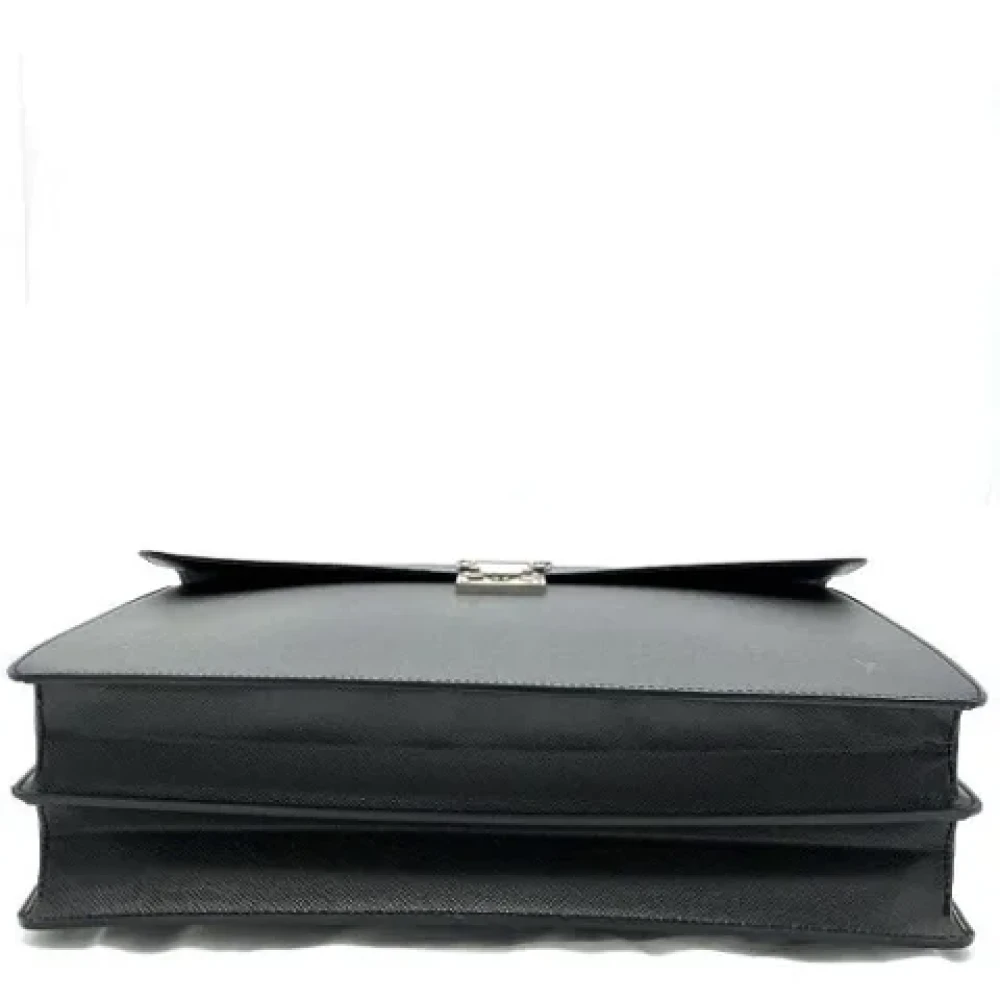 Louis Vuitton Vintage Pre-owned Leather handbags Black Heren