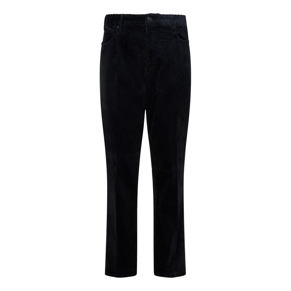 Emporio Armani Blauwe Broek Aw24 Stijlvolle Herenkleding Black Heren