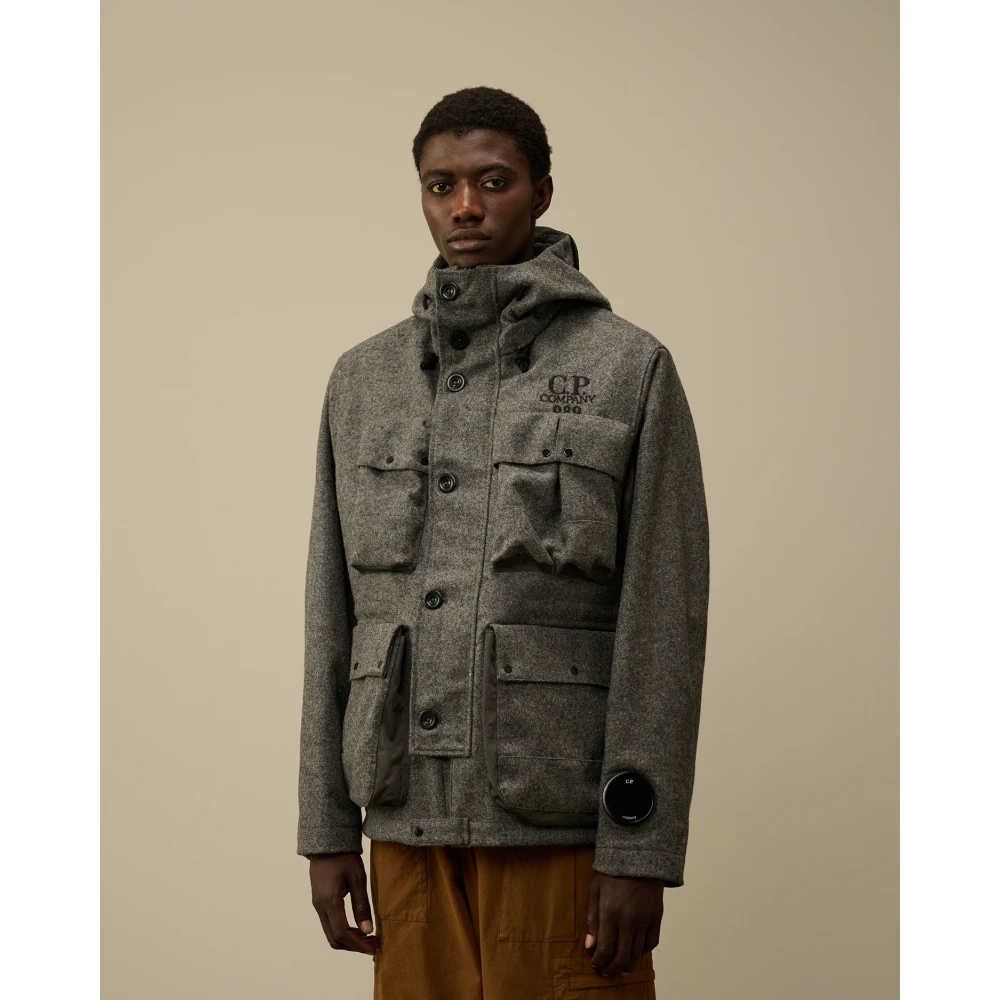 C.P. Company Shetland Twill Mille Jack Antraciet Grijs Gray Heren