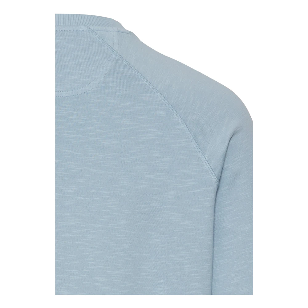 camel active Pu katoenen sweatshirt Blue Heren